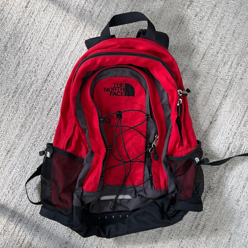 Vintage The North Face Red Jester Backpack
